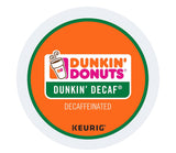Dunkin' Donuts Decaf Keurig® Single-Serve K-Cup® Pods, Medium Roast, Box of 44 K-Cup® Pods