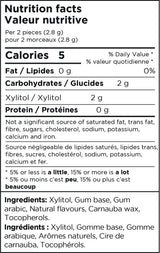 PUR 100% Xylitol Chewing Gum, Spearmint, Sugar + Aspartame Free, Vegan + Non Gmo, 72 Count