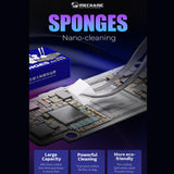 Mechanic NC800 Nano-Clean Sponges, No Slagging, Multifunctional Cleaning Tool