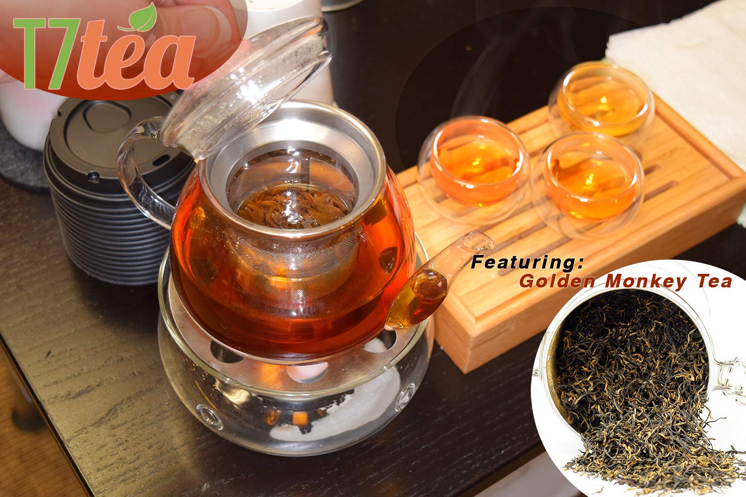 T7 TEA Golden Monkey Black Tea (16oz)
