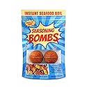Seafood Boil Seasoning Bombs - Cajun Style Seafood Seasoning Ball, Easy Seafood Boil Mix, Crawfish Shrimp Crab Boil, Crock Pot & Stovetop Ready