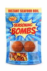 Seafood Boil Seasoning Bombs - Cajun Style Seafood Seasoning Ball, Easy Seafood Boil Mix, Crawfish Shrimp Crab Boil, Crock Pot & Stovetop Ready