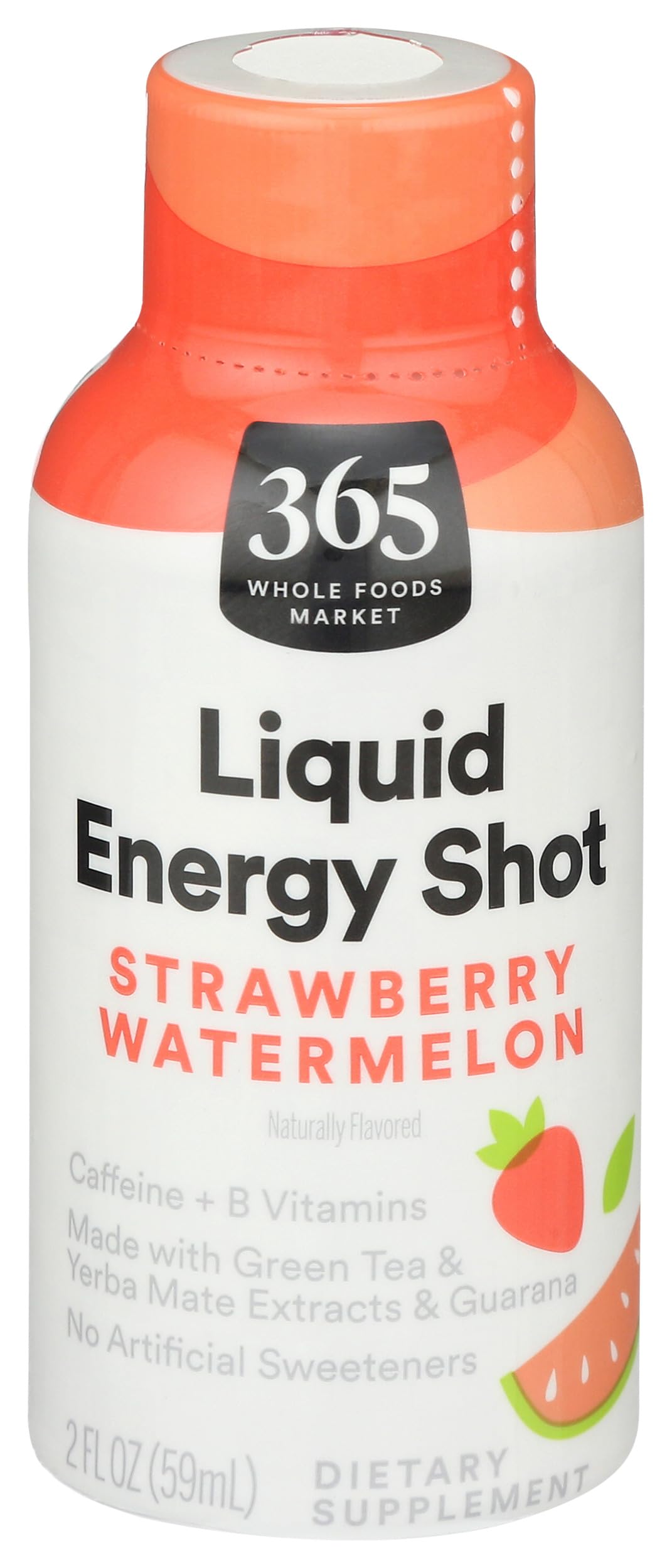 365 by Whole Foods Market Strawberry Watermelon Energy Shot, 2 FZ