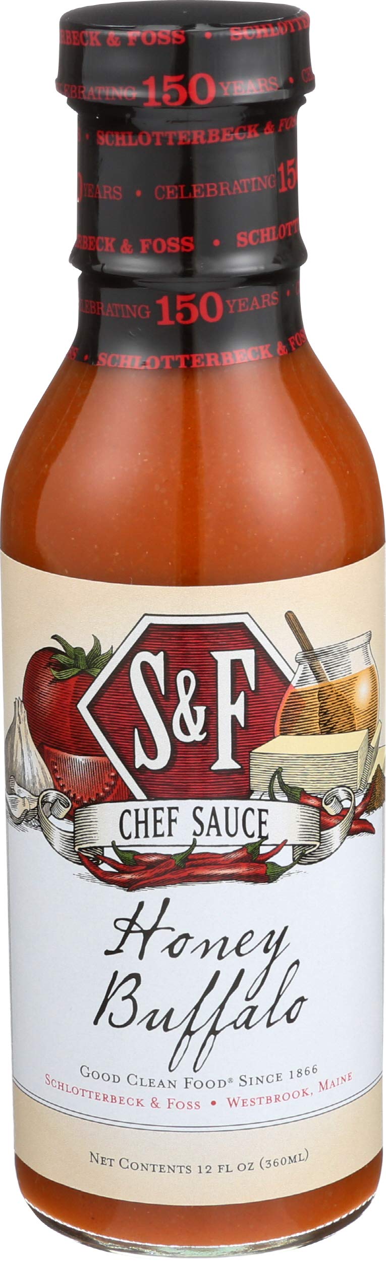 SCHLOTTERBECK & FOSS Honey Buffalo Chef Sauce, 12 FZ