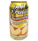 Del Frutal Pineapple Nectar 11.16 oz - Sabor Pina (Pack of 12)