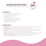 Better Batter Cake Flour - Award Winning Nutritious, Vegan, Allergen Free, Gluten-Free, Carb Rich, & Kosher - Cup for Cup Alternative All-Purpose Baking, Organic, Non-GMO, 4 lb