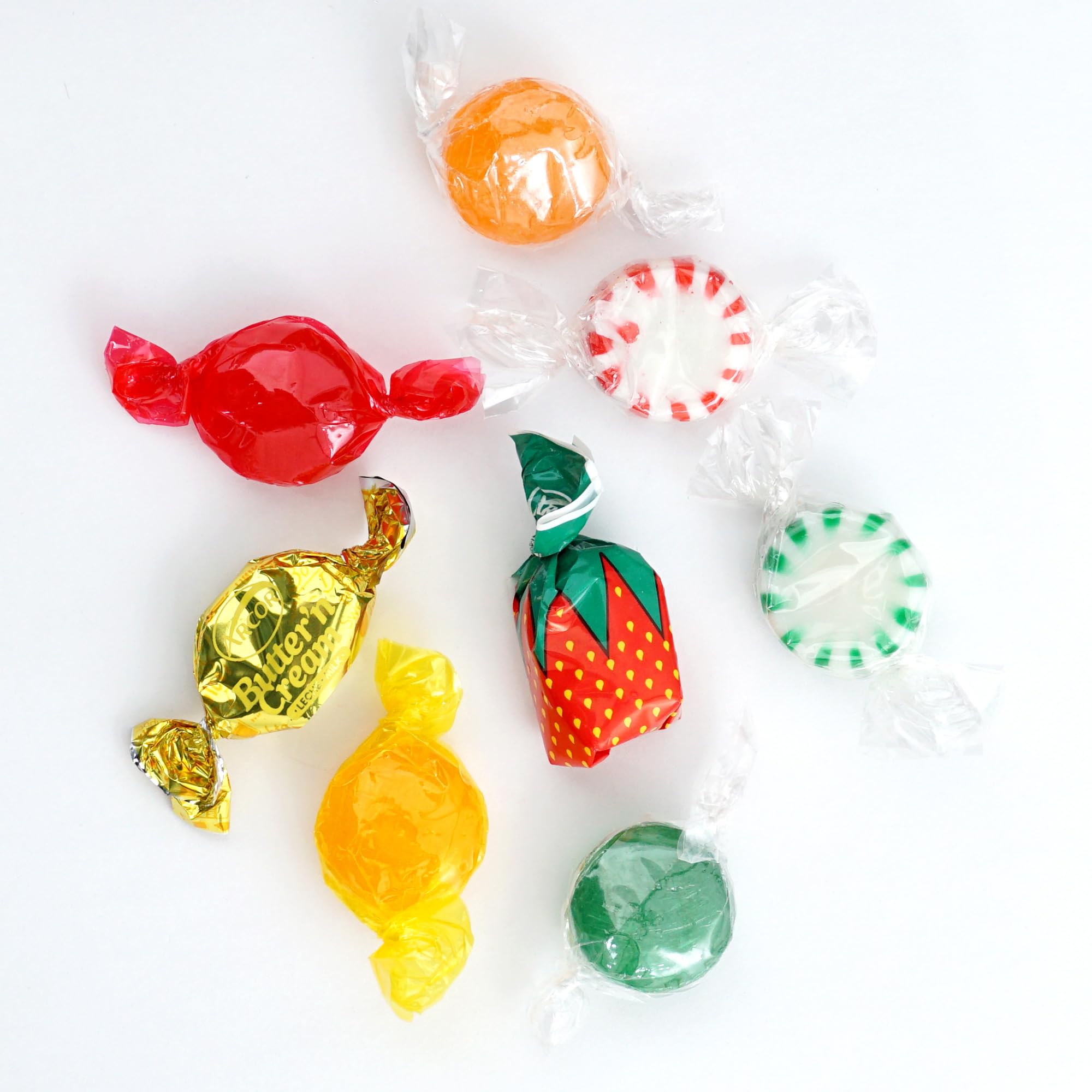 Hostess Mix, 2 Pound Bulk Candy (Approx. 150 pcs.), Candy, Old Fashioned Hard Candy Assortment, Butterscotch, Strawberry Candy, Cinnamon Discs