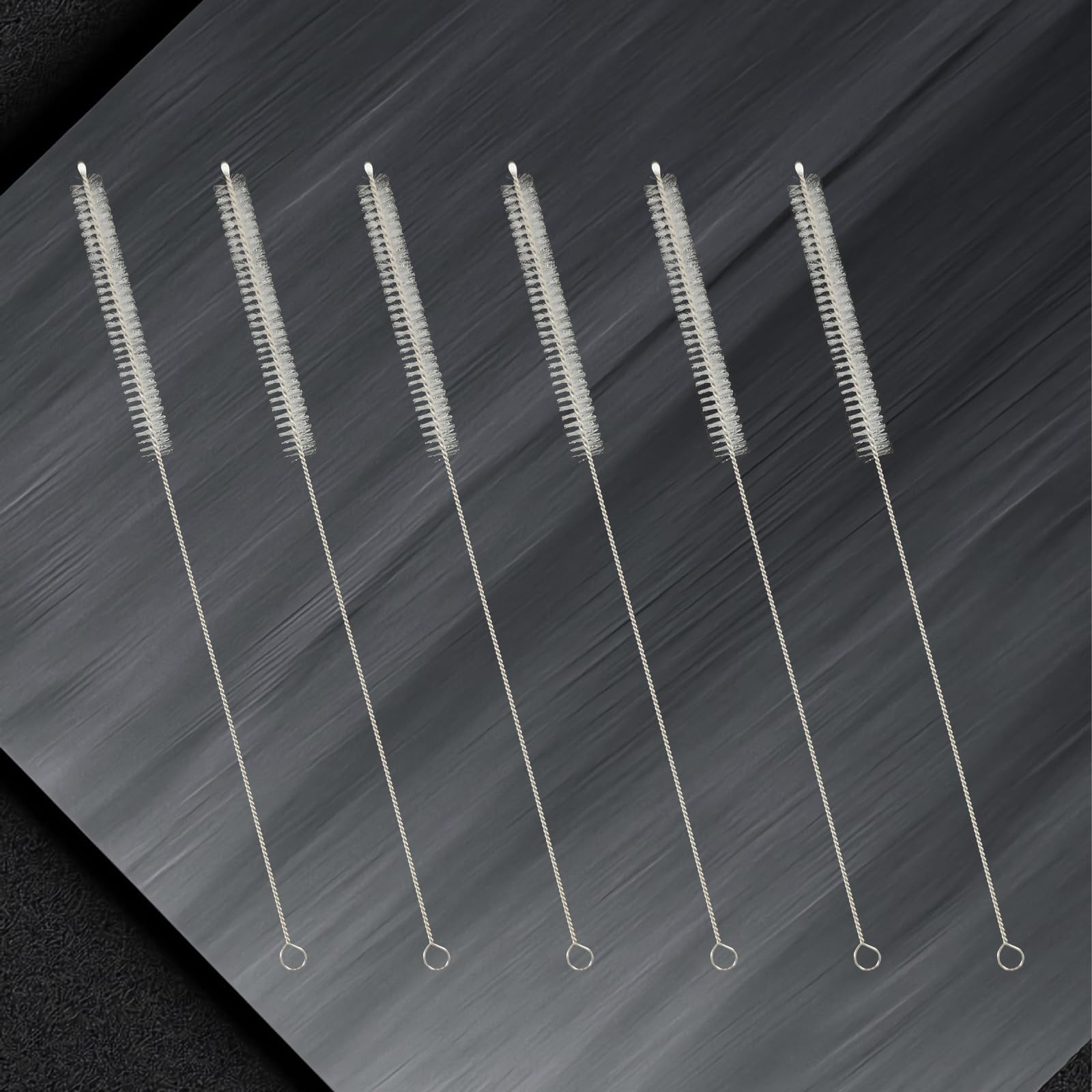 Extra Long Straw Cleaning Brushes for Stanley Cups, 12-Inch Length with 12mm Wide Nylon Bristles for 40/30/20 oz Tumblers (10 Pack)