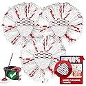 [2026 New Version] Mop Head Replacement - 40% More Cleaning Power, 3 Pack Spin Mop Replacement Head for Easy Wring 1-Tank System, Easy Cleaning