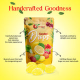 NY Spice Shop Sanded Lemon Drops - 1 Pound Lemon Hard Candy - Old Fashioned Candy - Candy Bulk - Tangy and Sweet Delicious Candy - Healthy Snacks