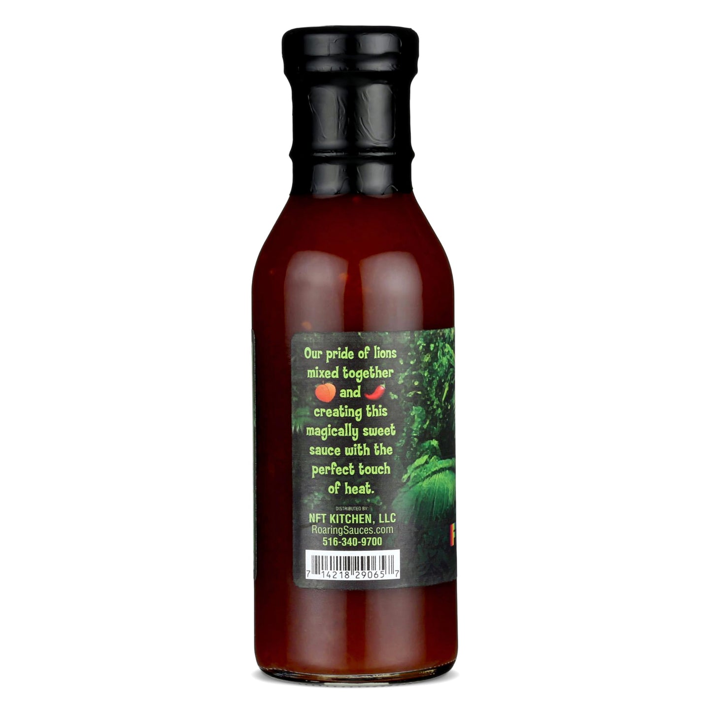 Roaring Sauces - Fruity Hot Sauce-Delicious Peach Sweet Heat Hot Sauce, Gluten Free, Nut Free, No High Fructose Corn Syrup, Multiple Sizes (12 OZ