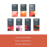 Firetree Bundle Dark Chocolate 7 Pack - UK Chocolate - Premium, Craft, Artisanal, Direct Trade, Single Origin, Bean-to-bar, Gourmet - Vegan, Keto