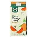 365 By Whole Foods Market, Organic Orange Juice With Pulp, 52 Fl Oz
