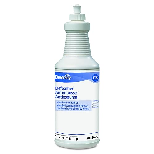 Diversey 5002620 Defoamer for Carpet Cleaner Extraction Machines & Tanks, Ready-to-Use Squeeze Bottle, 32-Ounce (Discontinued)