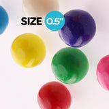 Gumballs for Gumball Machine Refills -Assorted Fruit Flavored Gum Balls - 0.5" Mini Bubble Gum - Bulk Gum Bag 15 OZ - Chewing Gum for Kids - Double