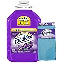 Fabuloso Multi-Purpose Cleaner 2x Concentrated Formulala - 128 fl oz - 1 Gallon - Cleaner Cloth - Colors & Packaging May Vary