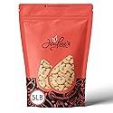 Raw Whole Cashews 5 Lbs Bulk Resealable Bag - Natural Unsalted Cashew Nuts - Vegan & Keto Friendly Snack for Cooking, Baking & Snacking by Jaybee's