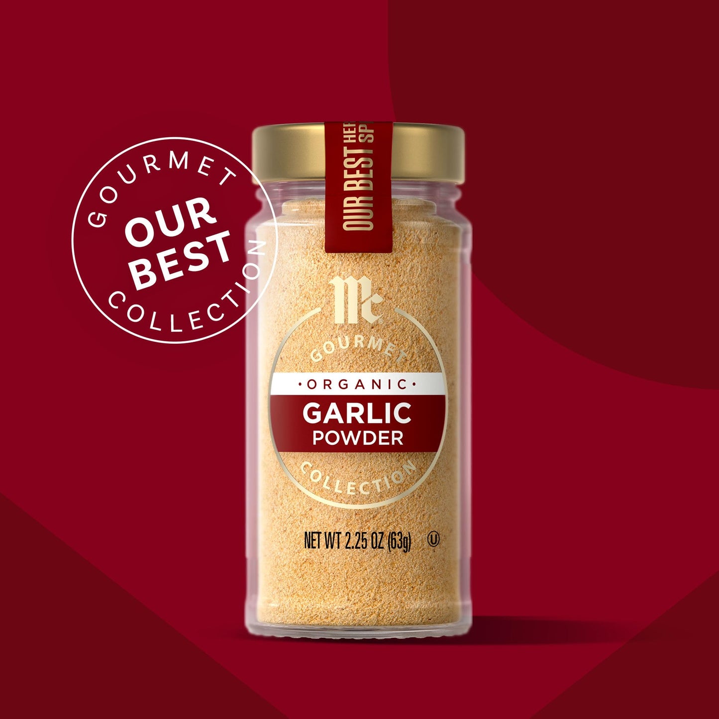 McCormick Gourmet Organic Garlic Powder, 2.25 Oz