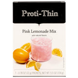 Proti-Thin High Protein Pink Lemonade Instant Drink Mix, 15g Protein, Low Calorie, Low Carb, Fat Free, Sugar Free, KETO Diet Friendly, Ideal Protein