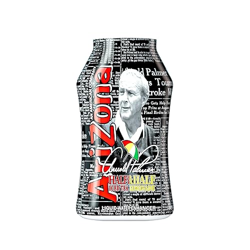 AriZona Arnold Palmer Half and Half - On-the-Go Water Enhancer, 1.62 fl oz Bottle (Pack of 12)