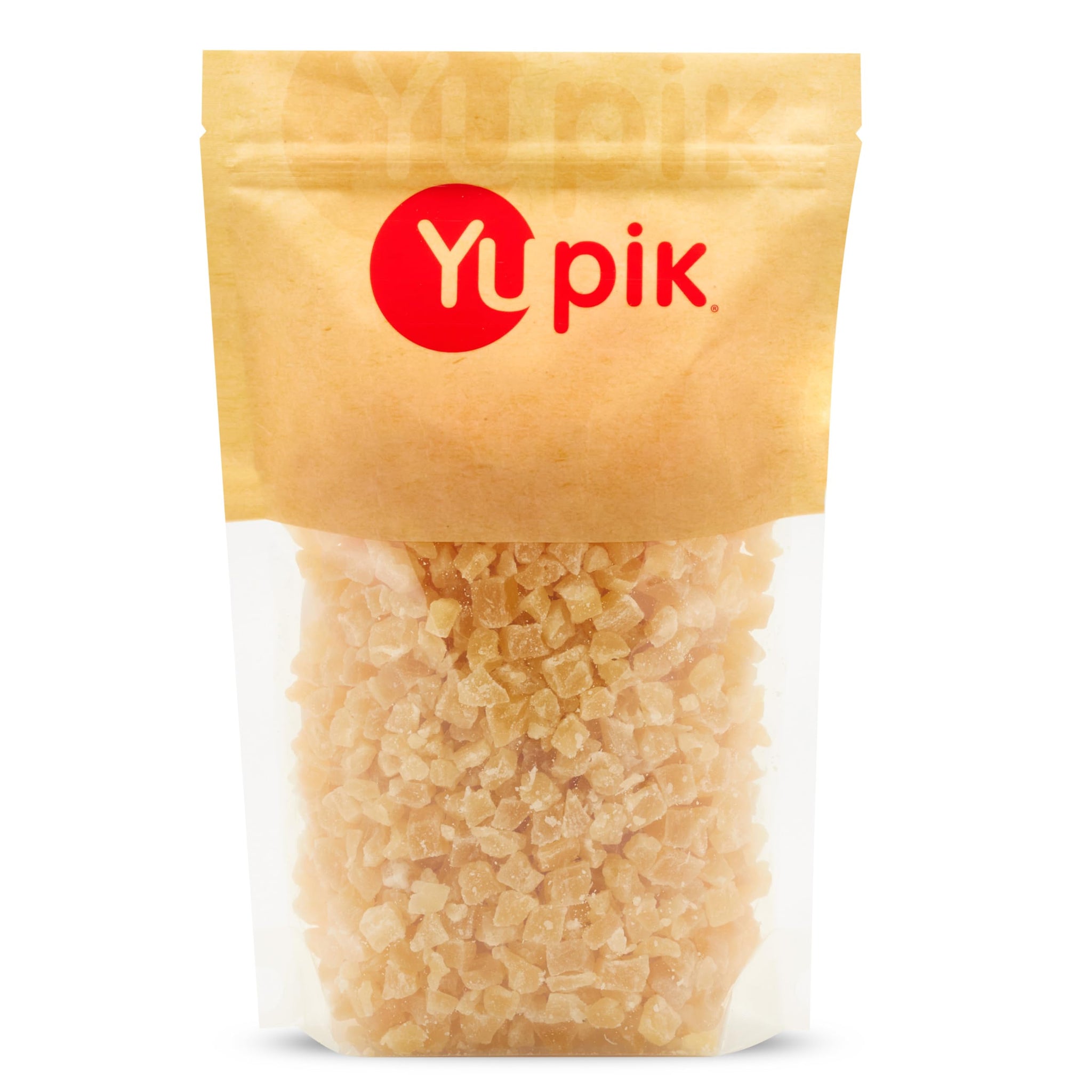 Yupik Dried Pineapple, Diced 2.2 lb (35.2 oz), Non-GMO, Gluten-Free, Kosher, Sweetened Tropical Dried Fruits, Cubed Pineapple, No Added Sulphites