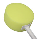 Rehabilitation Advantage Long Handle Bath Sponge - 18" Extra Long Handle, 5" x 2” Soft Yellow Sponge | Personal Hygiene & Mobility Aid for Seniors