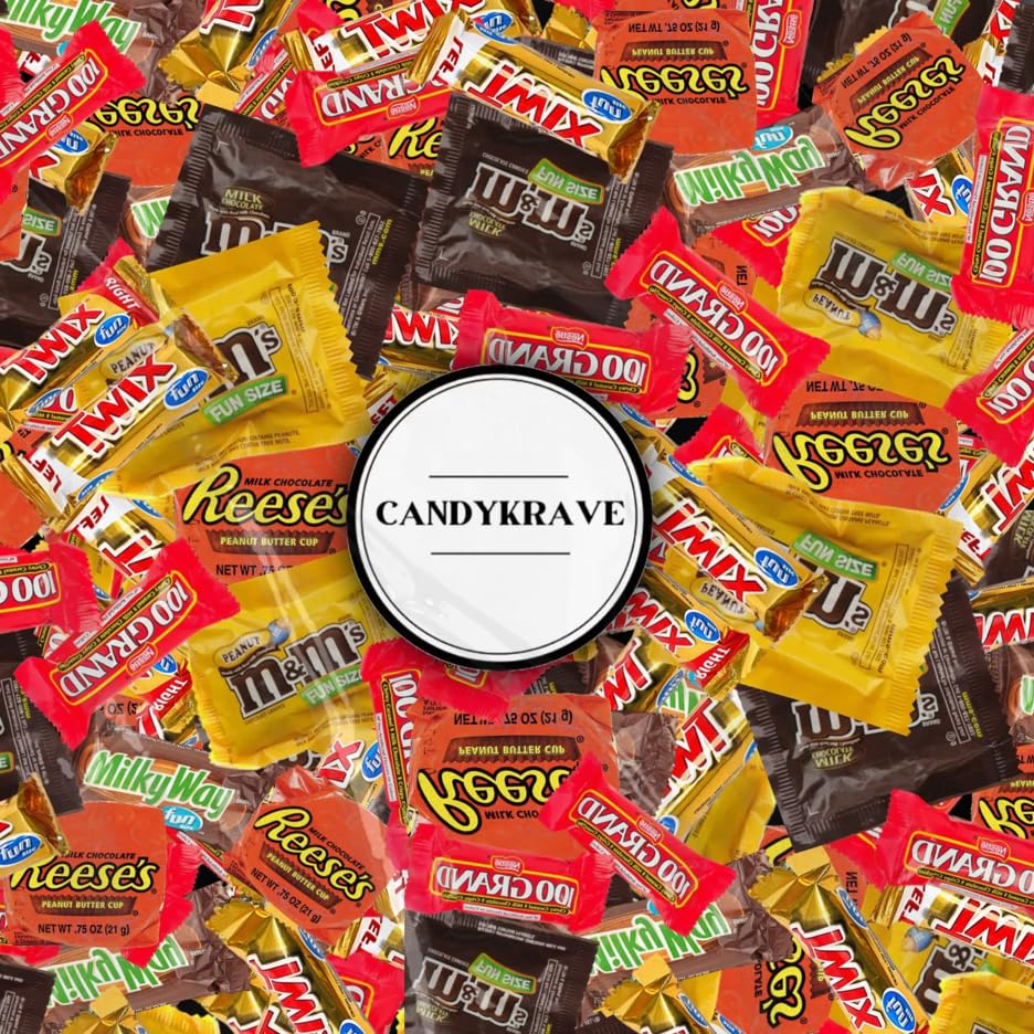 CandyKrave Assorted Bulk Candy Variety Pack - 5 Flavors - Treat for All Ages- Individually Wrapped - Bulk Candy Bag (2 Pound)