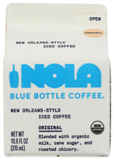 Blue Bottle Coffee Organic New Orleans Style Iced Coffee, 10.6 FZ
