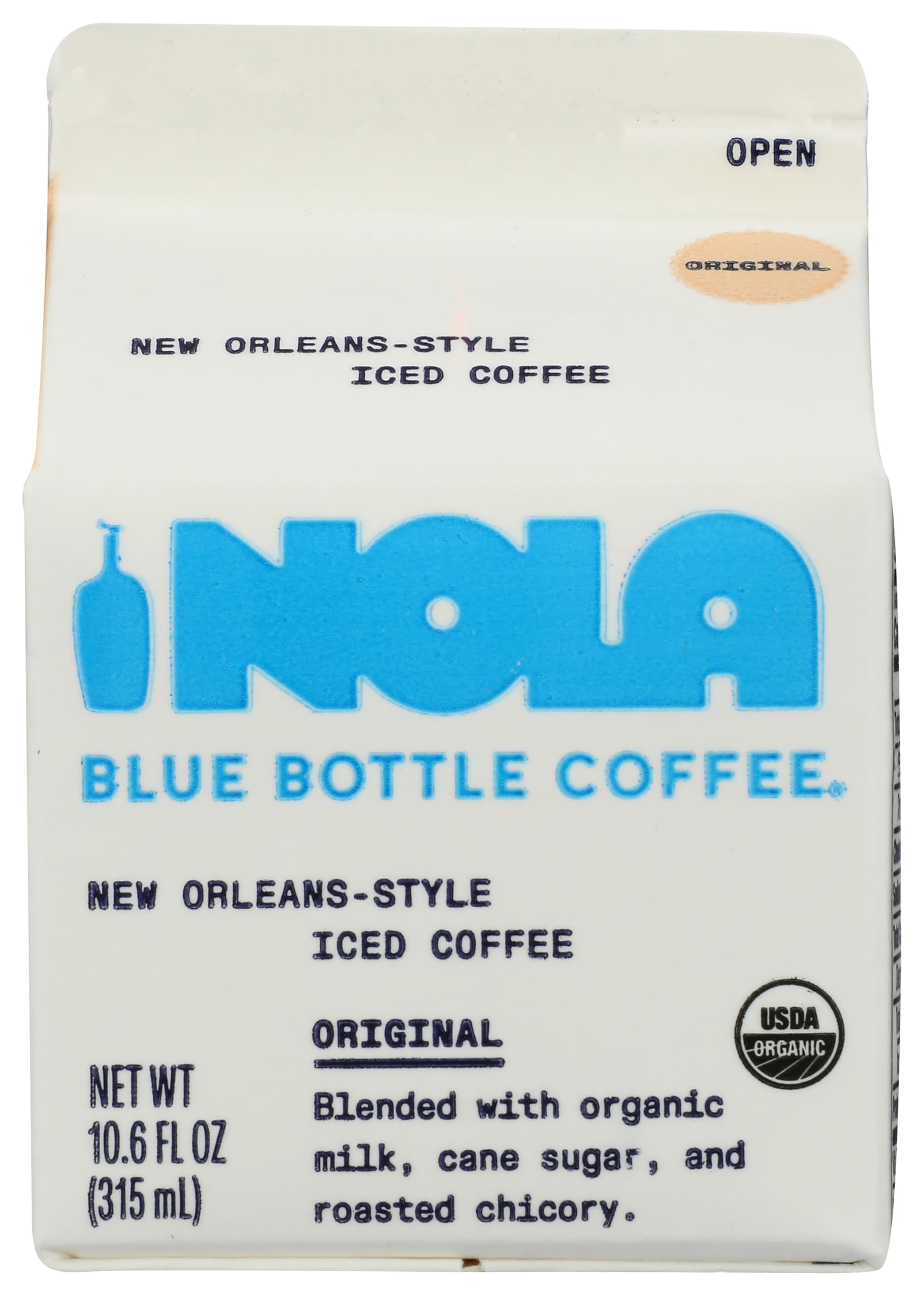 Blue Bottle Coffee Organic New Orleans Style Iced Coffee, 10.6 FZ