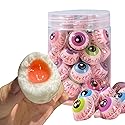 QIXINLIZYY Eye Candy -11 oz can (30 pills) - Fruit bursting filling gummies - individually packaged Halloween candy - Children's party favorite