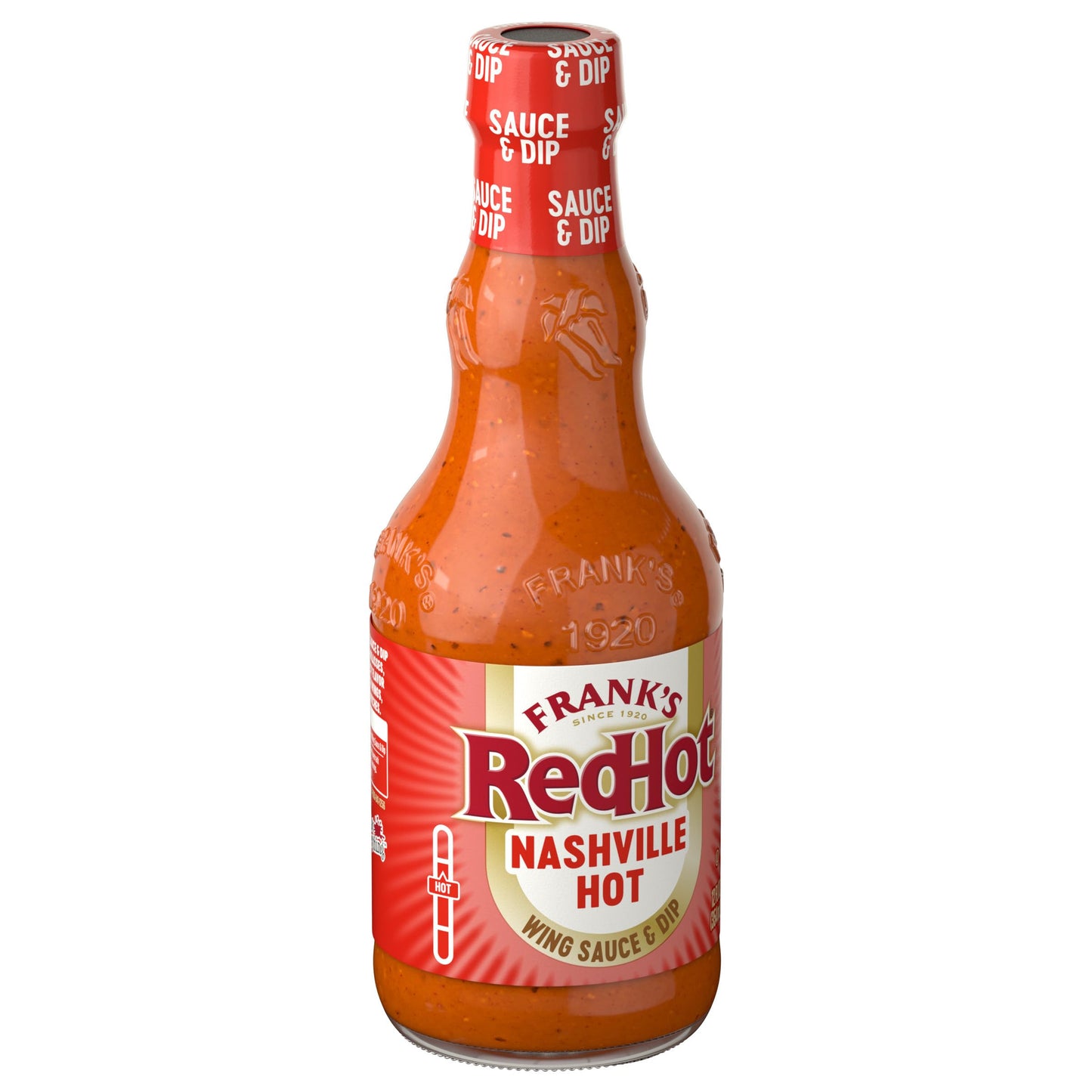 Frank's RedHot Nashville Hot Wings Sauce, 12 fl oz