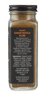 Watkins Organic Garam Masala Blend, 2.6 oz. (Pack of 1)