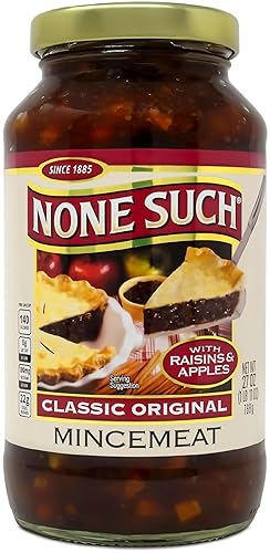 None Such Mincemeat Classic Original - Pie Filling with Apples and Raisins, 27 Ounce (Pack of 1)