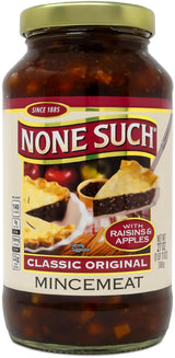 None Such Mincemeat Classic Original - Pie Filling with Apples and Raisins, 27 Ounce (Pack of 1)