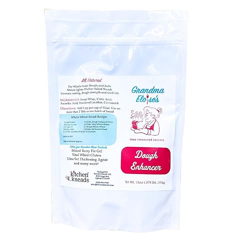 Grandma Eloise’s Dough Conditioner for Bread Baking - 14 Oz - Improves Rise, Texture & Shelf Life - Makes Soft, Fluffy Whole Wheat & White Bread