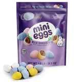Mini Eggs Chocolate Candy, Candy Coated Milk Chocolate Eggs, 26.5 oz