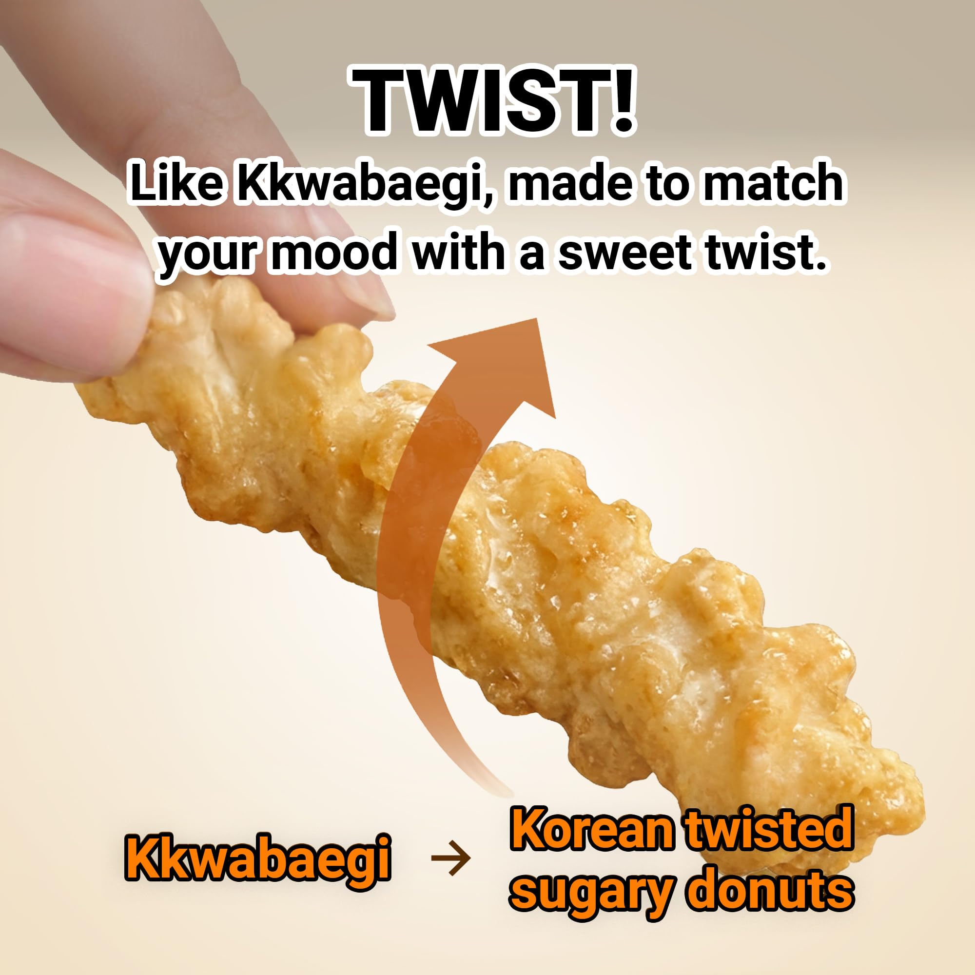 Nongshim Honey Twist Snack, Sweet Crispy Korean Snack, Acacia Honey, Twisted Crinkle Shape, Crunchy Kids Snacks, Big Size Resealable Bag, 10.05 oz (1