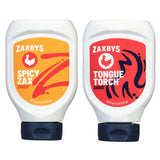 Zaxbys Sauce- Hot Sauce, Zaxbys Sauce, Burger Sauce, BBQ Sauce, Wing Sauce, Dipping Sauce for Chicken, Burgers, Fry Sauce- 1 Bottle Zax Spicy, 1