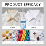RZASDFGHK 2-piece 300ML Clothing emulsifier, new non-ionic cleaner, does not damage fabrics, multi-functional stain remover