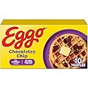 Eggo Chocolatey Chip Waffles, Breakfast Food, Frozen Breakfast, 10 Waffles (Frozen)