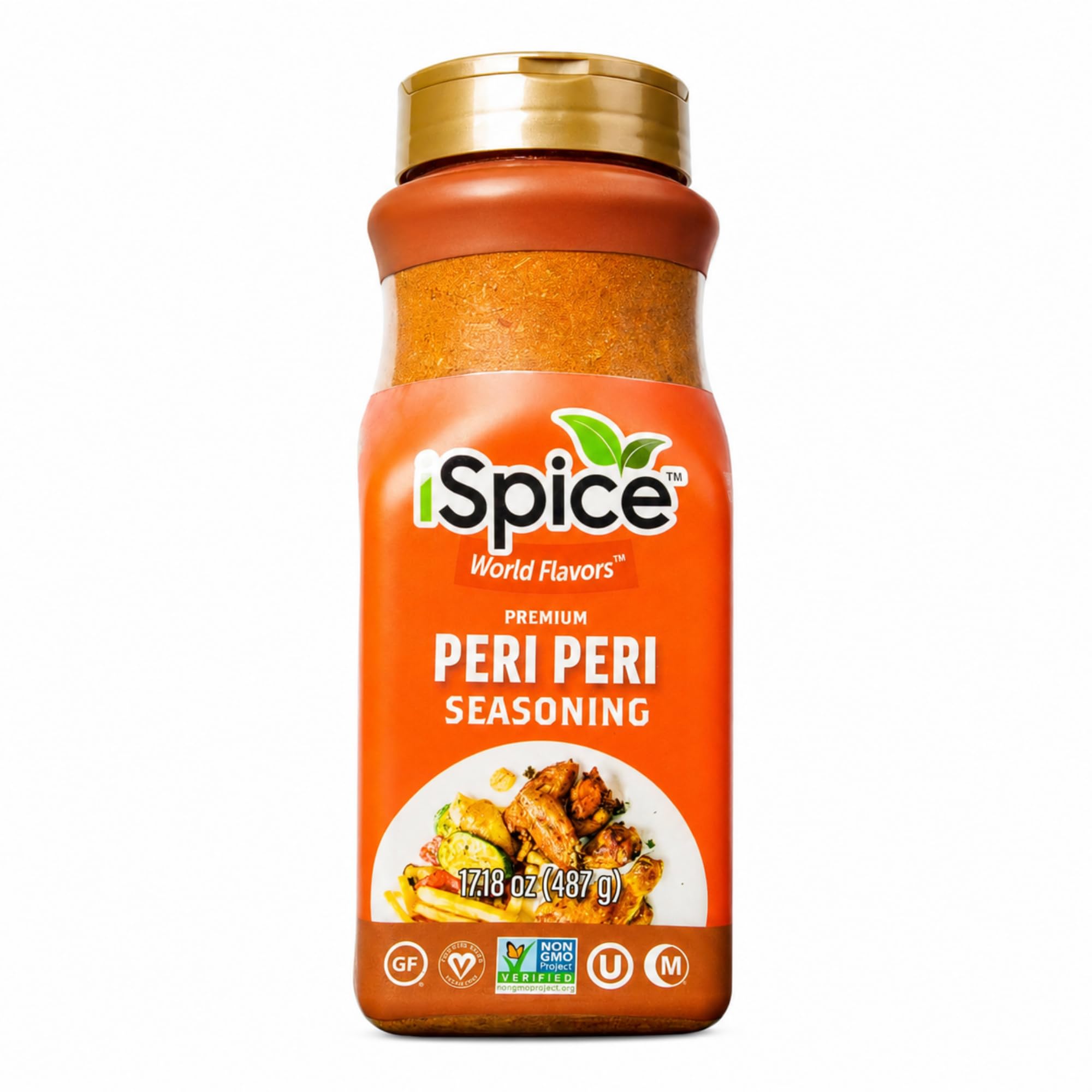 iSpice Blend | Peri Peri Seasoning | 17.18 oz | Mixed Spice & Seasoning | Bulk Size | Halal | Kosher (Peri Peri)