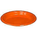 Big Party Pack Orange Peel Plastic Plates | 10.25" | Pack of 50 | Party Supply