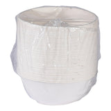 ECO PRODUCTS Compostable 46oz Molded Fiber Wide Bowls, Case of 400, Vanguard WorldView, Disposable, White, No PFAS, Lid Available, Tree-free
