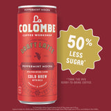 La Colombe Peppermint Mocha Draft Latte - 9 Fluid Ounce, 4 Count - Cold-Pressed Espresso And Frothed Milk + Peppermint And Dark Chocolate - Made