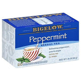Bigelow Peppermint Herbal Tea 0.91 OZ(Pack of 12)