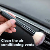 3 Pack Exquisite Microfiber Duster Brushes, Feather Duster,Car Interior Cleaning Brush - Cleaning Tool Efficient Dust Removal for Car Interior
