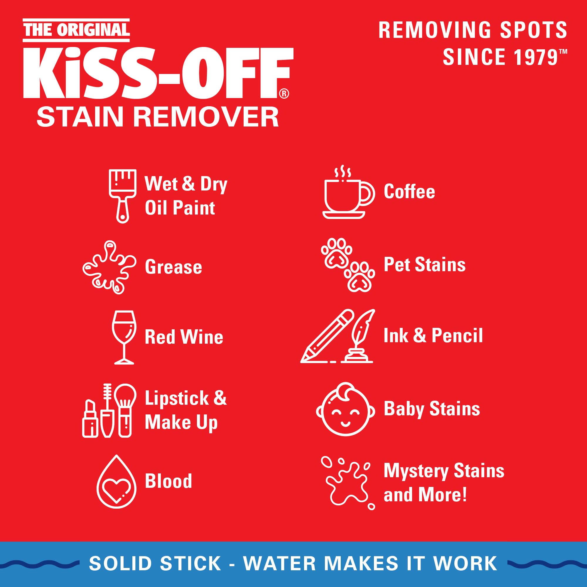General Pencil Kiss Off Stain Remover 0.7-Ounce (136BP),White