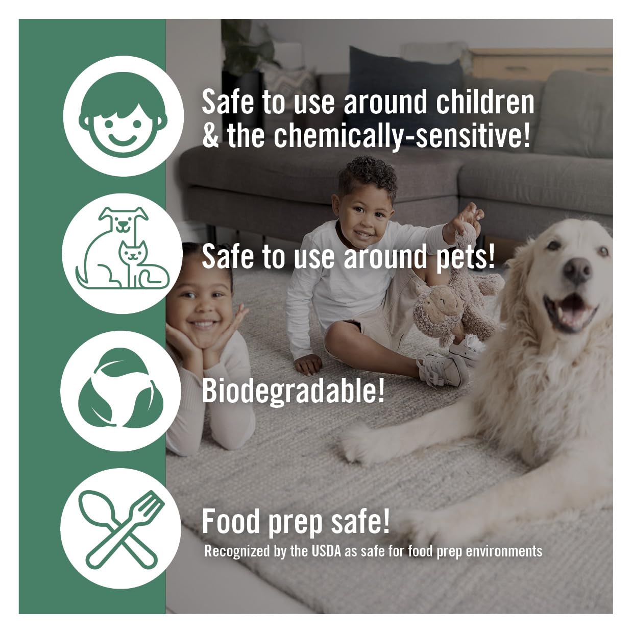 Benefect Botanical Decon 30 Disinfectant Cleaner, 14 oz. Ready-To-Use Spray, Hospital Grade Disinfectant, Kills Over 99.99% of Germs, Safe