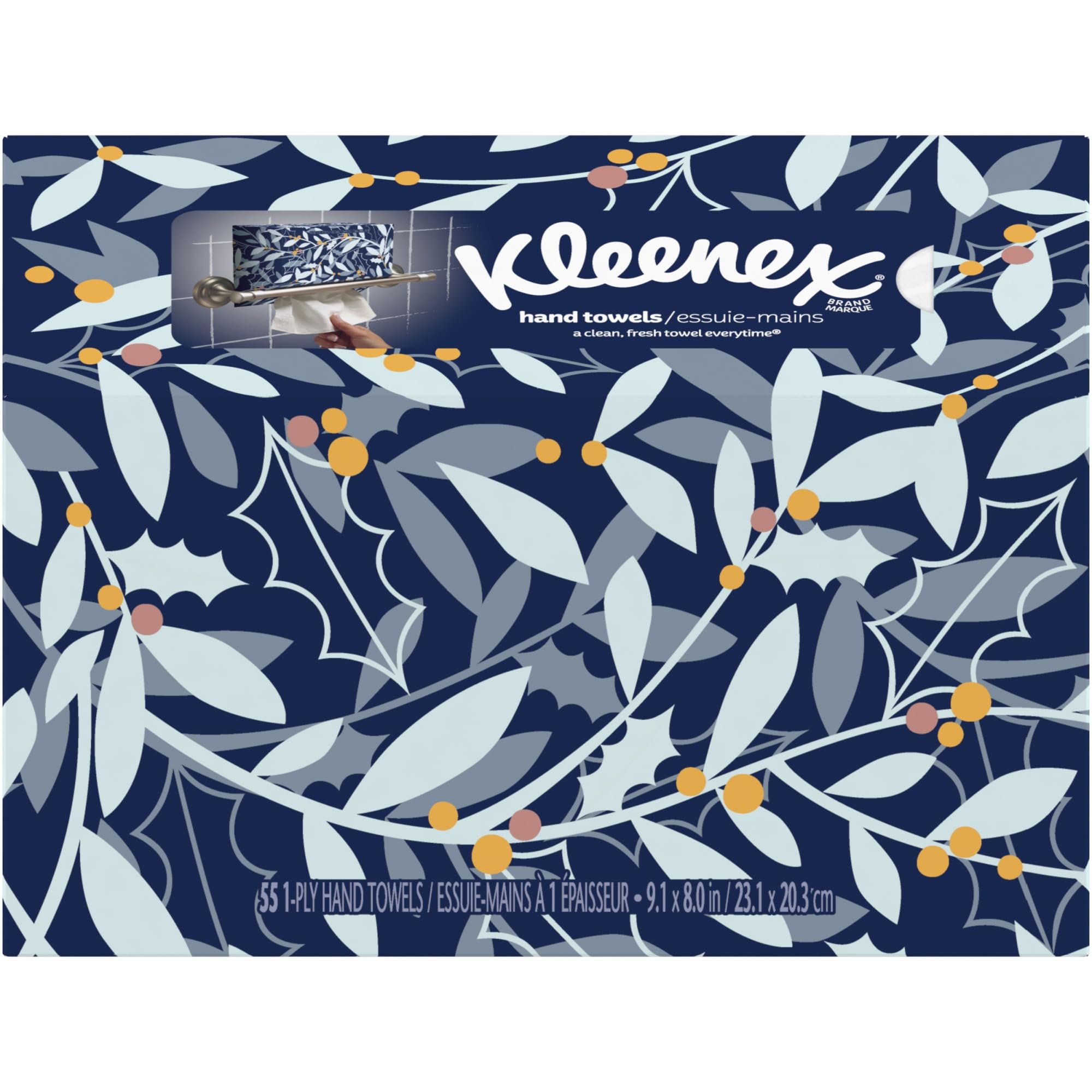 Kleenex Holiday Hand Towels Floorstand 1ct