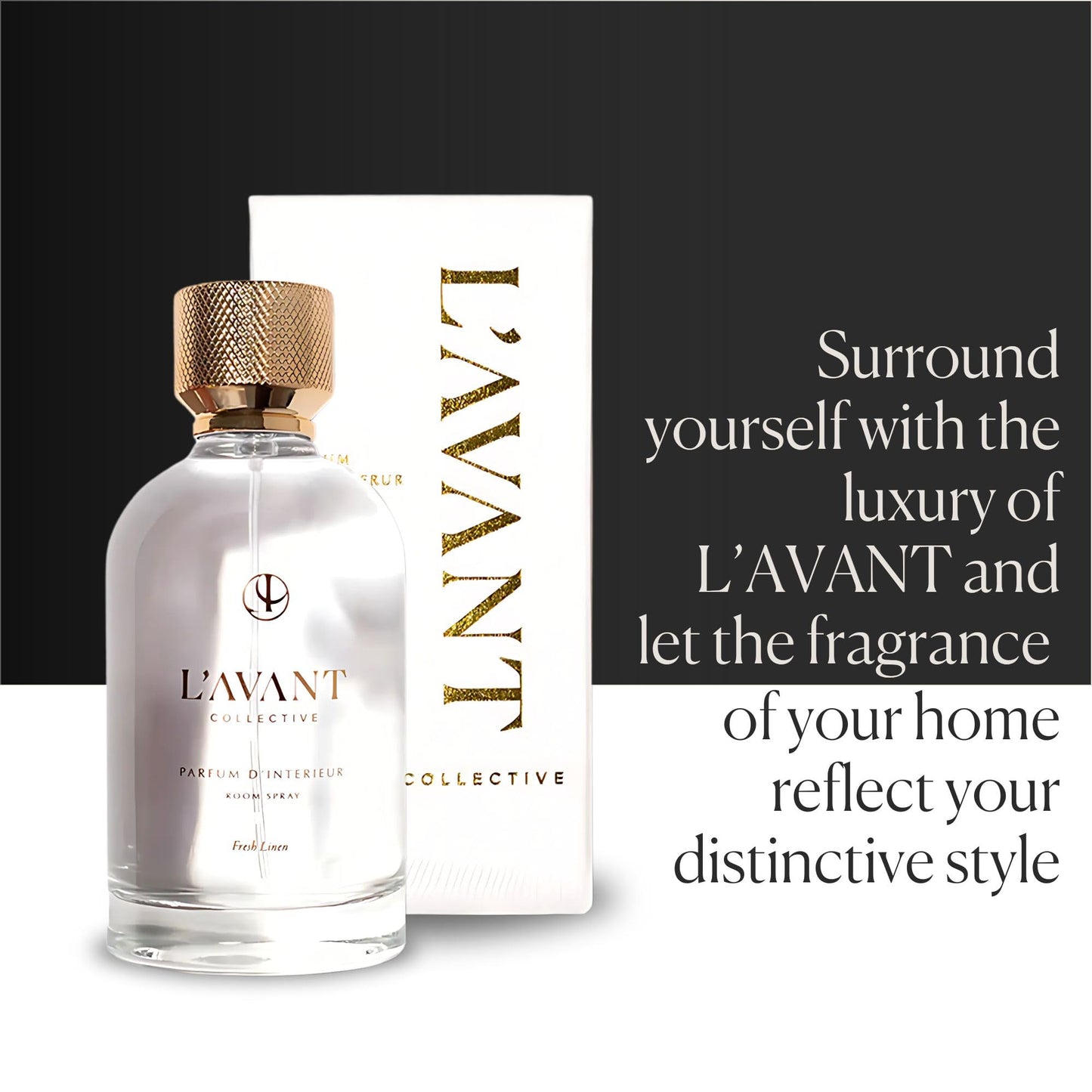 L'AVANT Collective Luxury Room Spray | Fresh Linen | Non-Toxic Linen Spray & Air Freshener with Essential Oils | Room Freshener, Home Fragrance & Odor